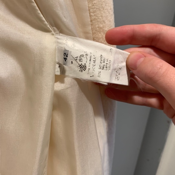 Vintage Lucia 100% New Wool Trench Coat - size 42 - Picture 5 of 6